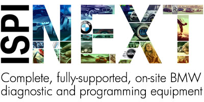 ISPI Next -- Complete, fully-supported, on-site BMW diagnostic and programming equipment in your workshop